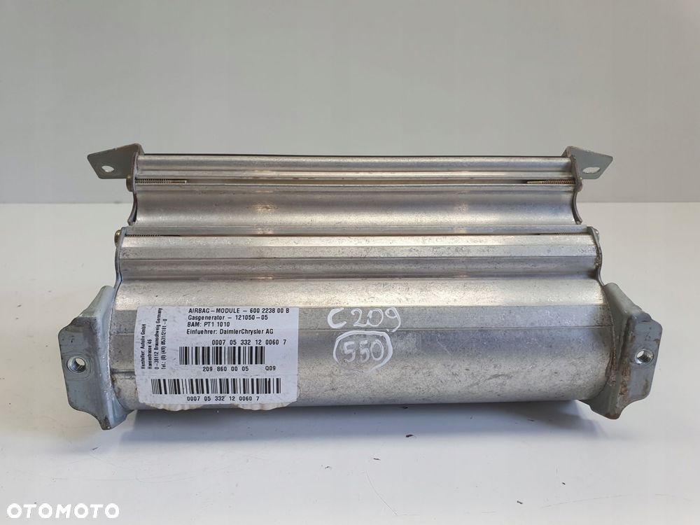 Mercedes CLK C209 W209 PODUSZKA POWIETRZNA PASAŻERA AirBag 600223800B - 5
