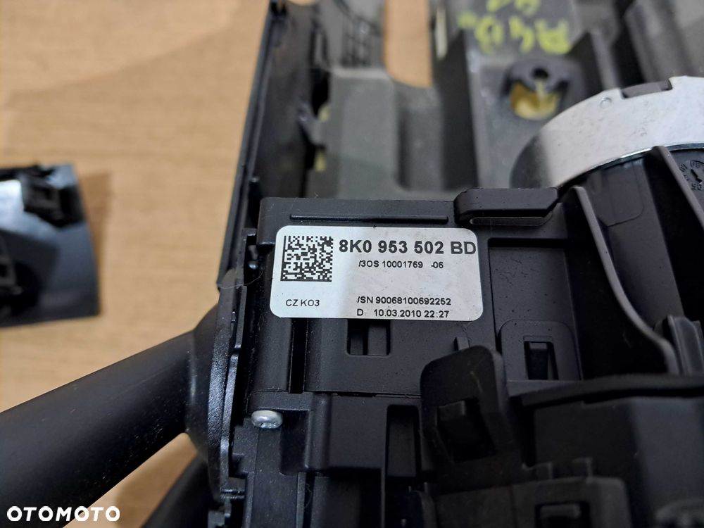 Taśma zwijak przełącznik zespolony manetki pająk AUDI A4 B8 A5 8T tempomat obudowa osłona - 7