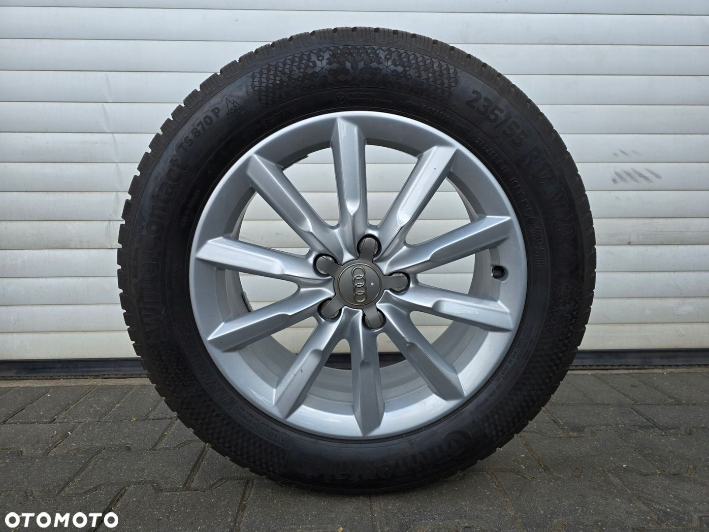 KOŁA ZIMOWE OR. AUDI 8U0 7x7 5x112 ET43 235/55R17 CONTINENTAL TS870P - 4