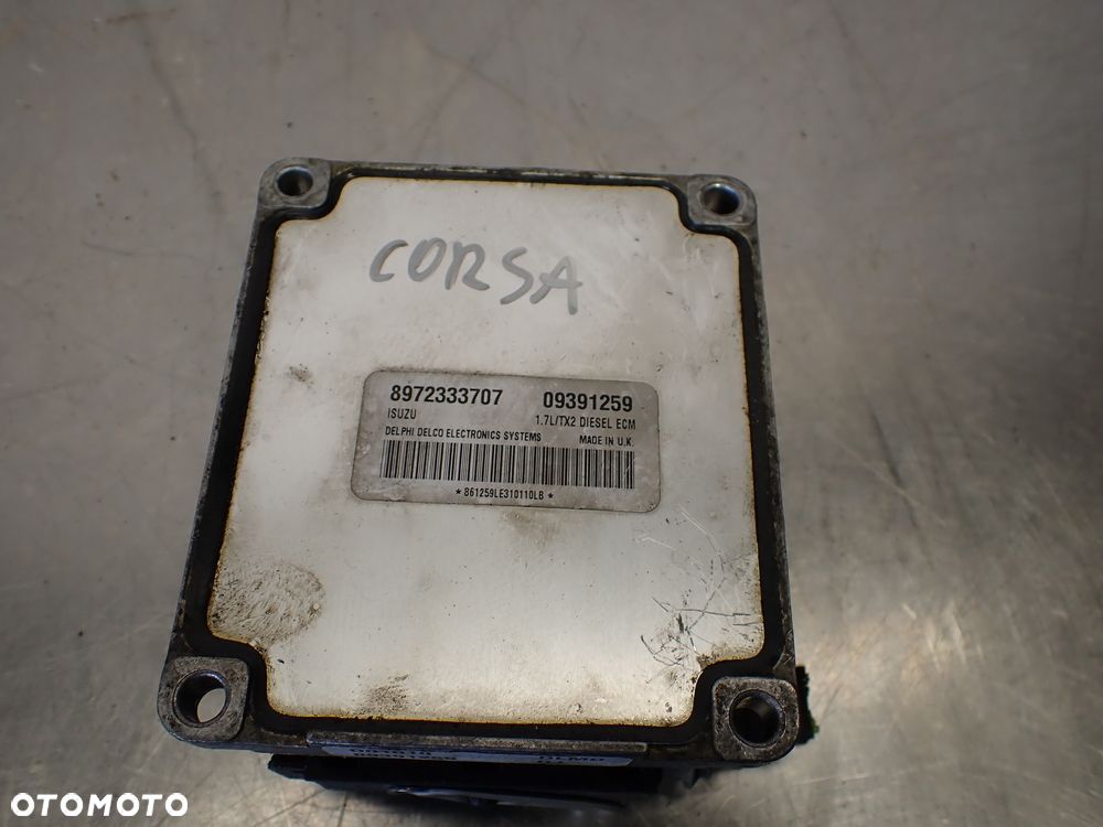 KOMPUTER SILNIKA OPEL CORSA-C 1.7 8972333707 - 3