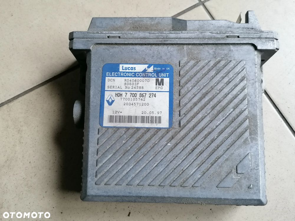 STEROWNIK SILNIKA MITSUBISHI CARISMA 7700867274 - 1