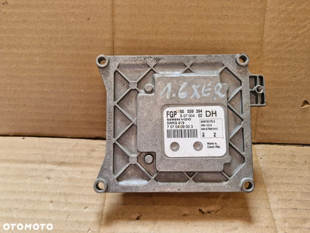 Komputer sterownik silnika Opel 55559394 DH 5WK9419