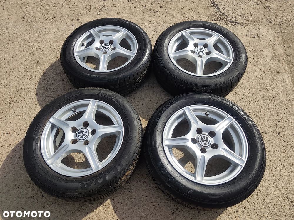 5x100 Felgi Aluminiowe Alufelgi 14 Koła Letnie Lato SKODA FABIA PRAKTIK ROOMSTER RAPID SEAT IBIZA CORDOBA TOLEDO IV 4 VW FOX POLO Legnica ALU-RAD 185/60 6mm - 1