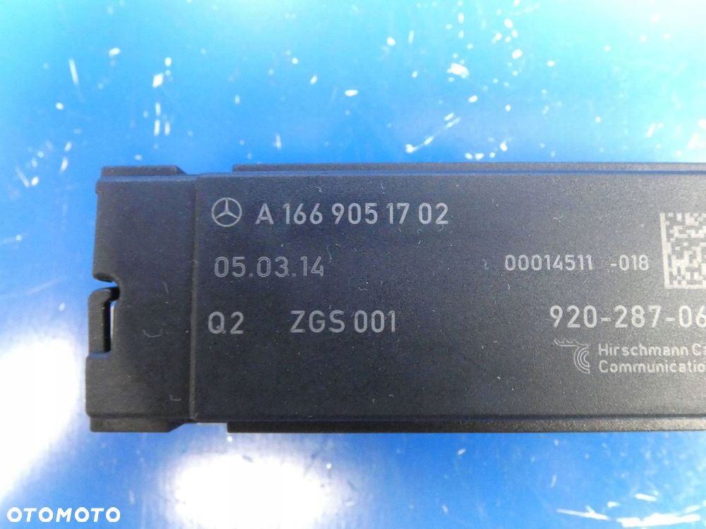 MERCEDES B KLASA W246 A W176 CLA W117 WZMACNIACZ ANTENY RADIA - 2