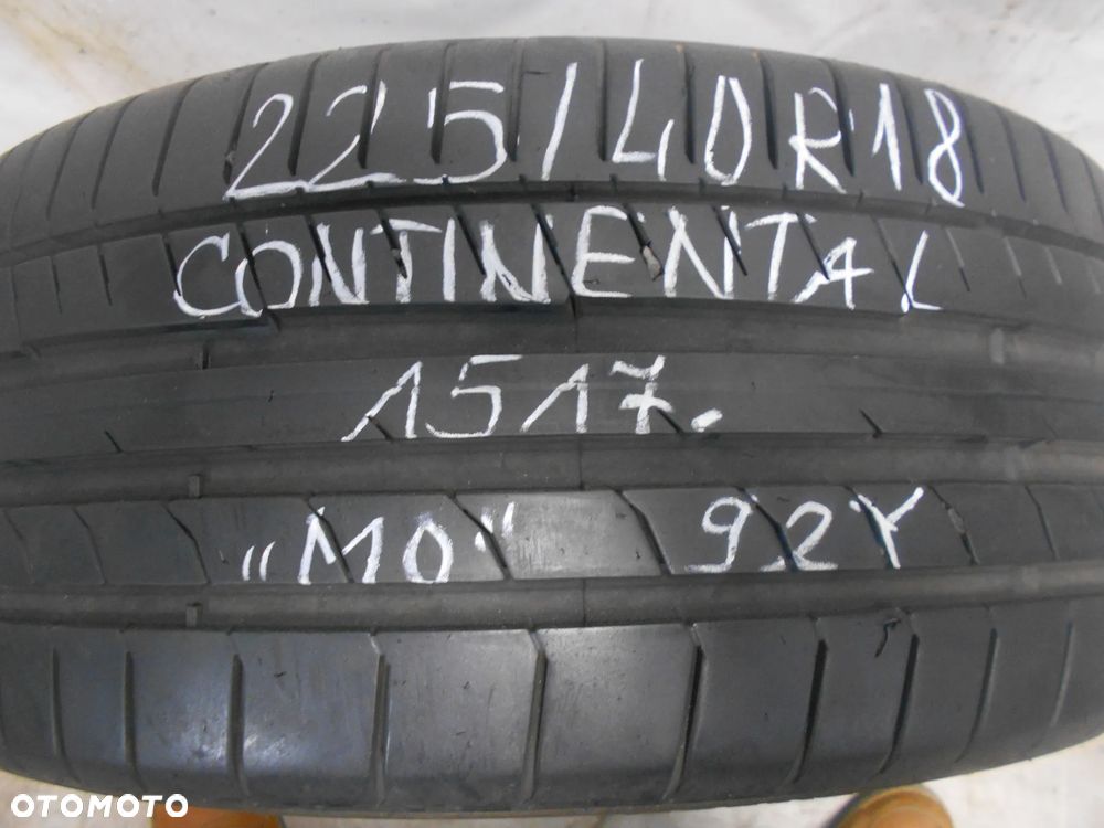 OPONA POJEDYNKA 225/40R18 CONTINENTAL CONTI SPORT CONTACT 5 MO DOT 1517 7MM - 1