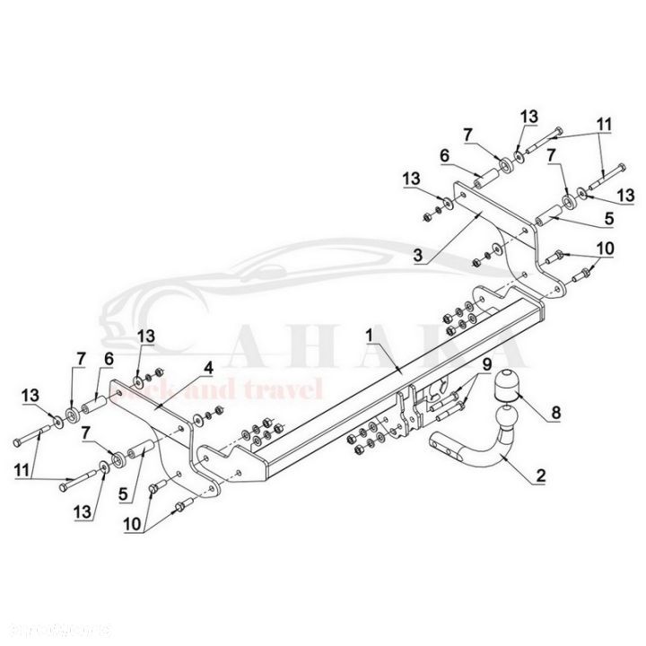 Hak Holowniczy Odkręcany Do Renault Clio Iv Hatchback 2016-2019 - 4