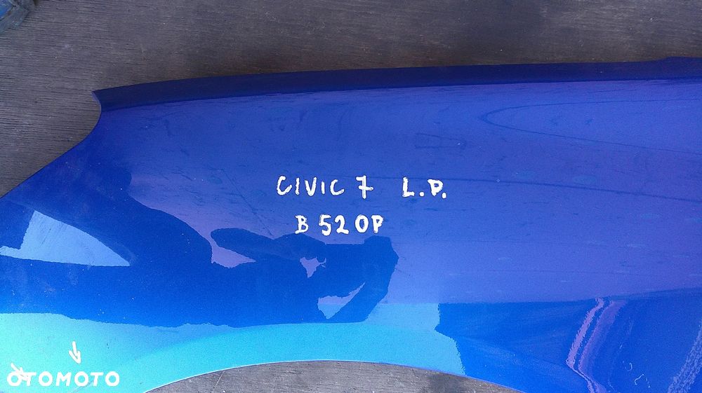 HONDA CIVIC VII 3D SPORT BŁOTNIK LEWY - 10