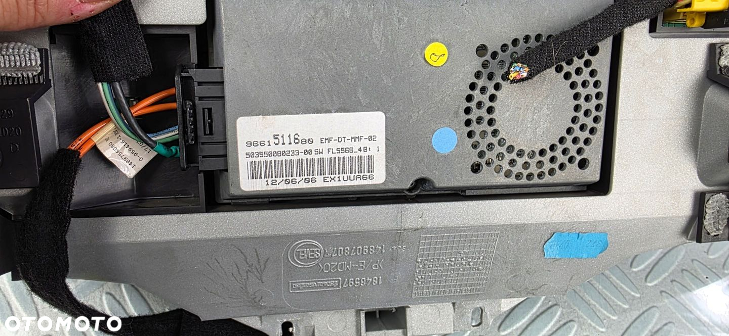 9661511680 licznik zegary prędkościomierz CITROEN C8 PEUGEOT 807 EUROPA - 11