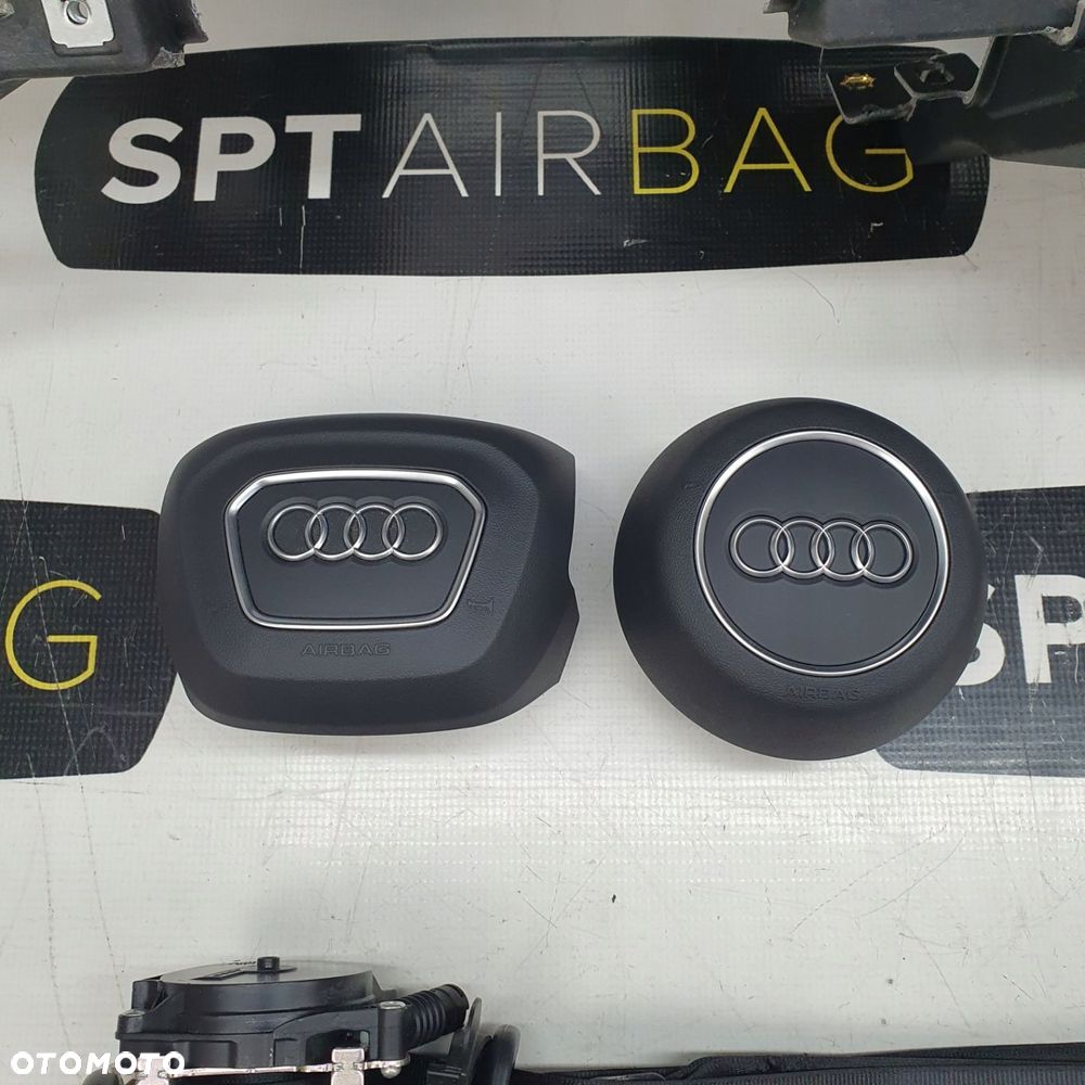 AUDI A4 B9 A4 8W DESKA ROZDZIELCZA KONSOLA KOKPIT PULPIT PODUSZKI AIRBAG AIR BAG PASY KIT SET - 6