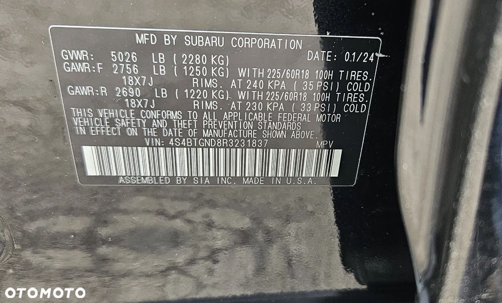 Subaru Outback - 10