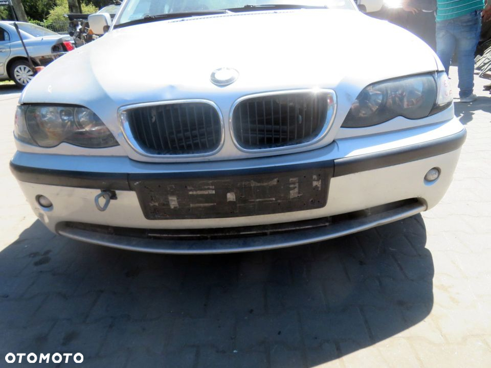 MASKA ZDERZAK BŁOTNIKI LAMPA 3 E46 LIFT 354 BMW 2002-2005 SREBRNY PRZÓD KOMPLETNY - 9