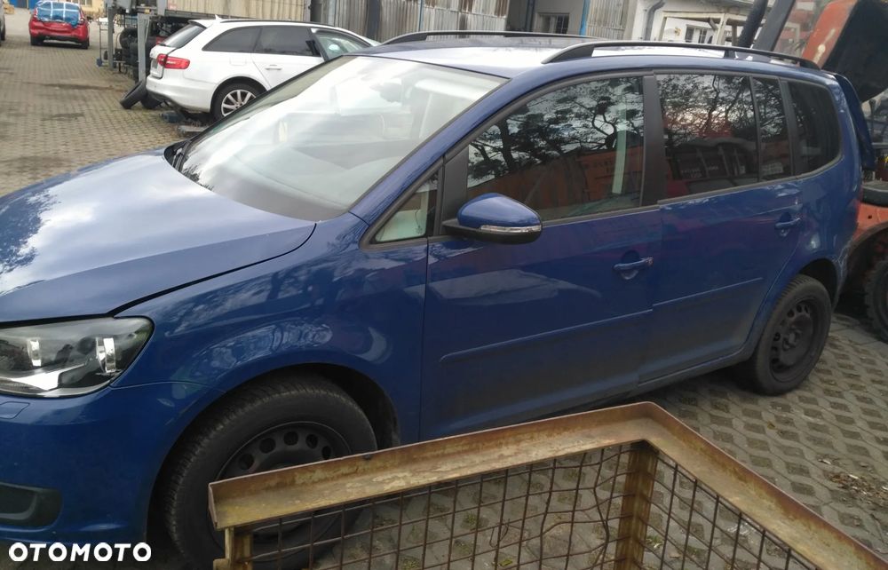 vw touran II 2 10r. zderzak maska lampy błotniki pas przód - 3