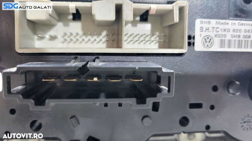 Climatronic Panou Comanda AC Aer Conditionat Clima Volkswagen Golf 5 Plus 2004 - 2008 Cod 1K0820047DG [L7231] - 5