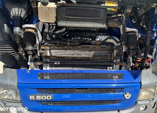 Scania R500 V8 TOPLINE MANUAL RETARDER KLIMA WEBASTO LODÓWKA 2xALUTANK 995000km EURO 5 2008 ŁADNA - 6