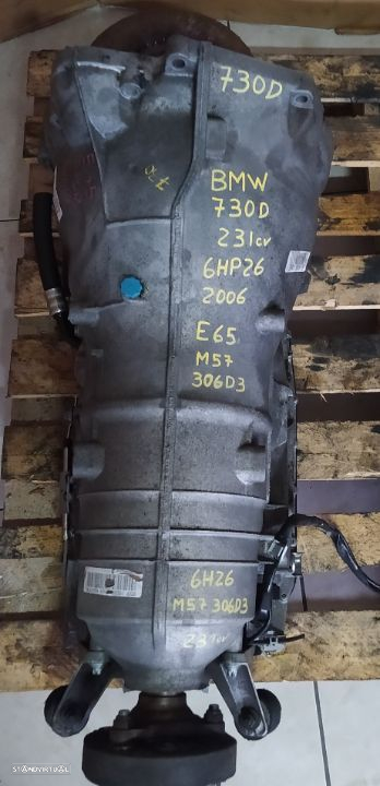 caixa automatica Bmw 730D 6HP26 E65 M57 306D3 231cv ZF 6HP26
