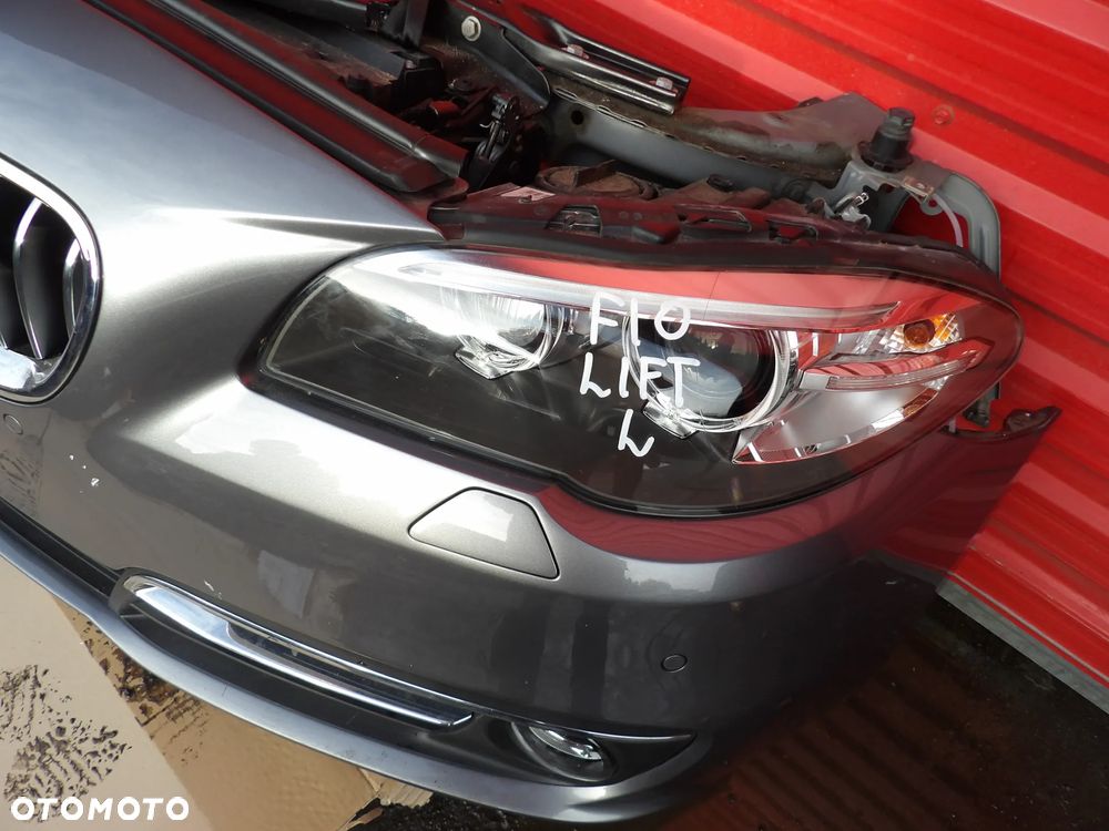 BMW - F10,F11 -  LIFT - LUXURY - KOMPLETNY PRZÓD - MASKA , BLOTNIKI , ZDERZAK , LAMPY , PAS PRZEDNI Z CHŁODNICAMI - STAN IDEALNY - 2