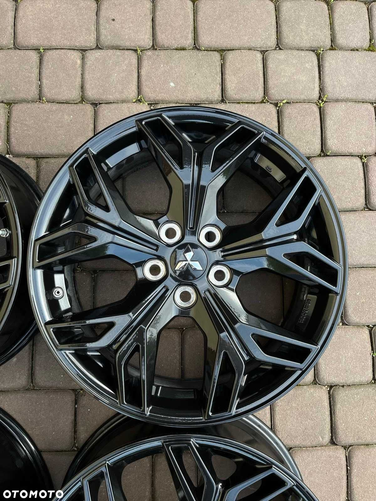 Oryginał alufelgi Mitsubishi 5x114,3 18 CZUJNIK Outlander ASX CZARNE - 7