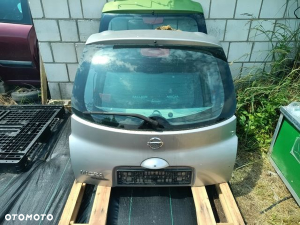 Nissan MICRA K12 KLAPA TYLNA POKRYWA BAGAŻNIKA TYŁ ORYG.
