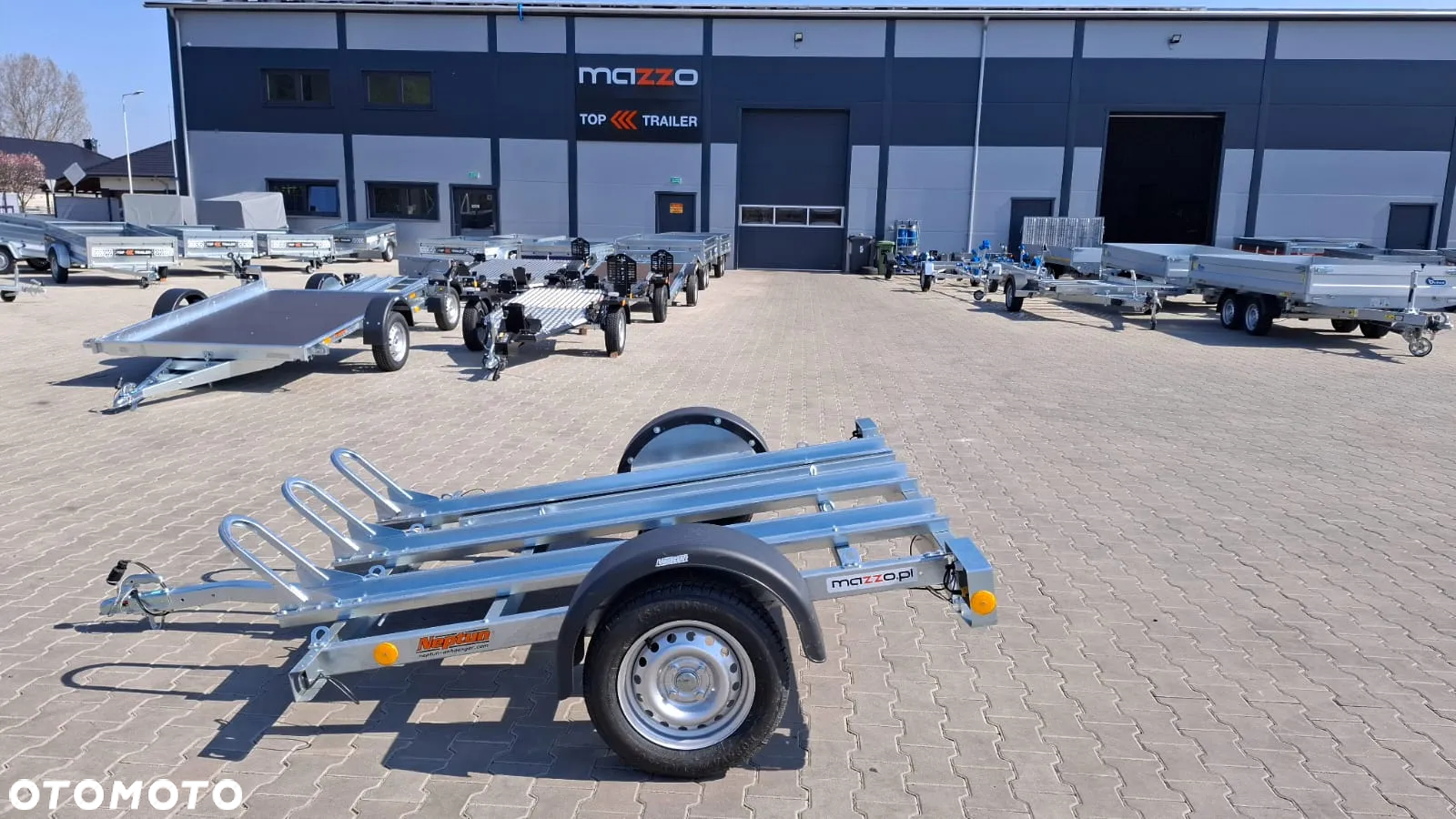 Neptun Dostawa Przyczepka na 3 motocykle 225x148,5cm DMC750kg UCHYLNA - 15