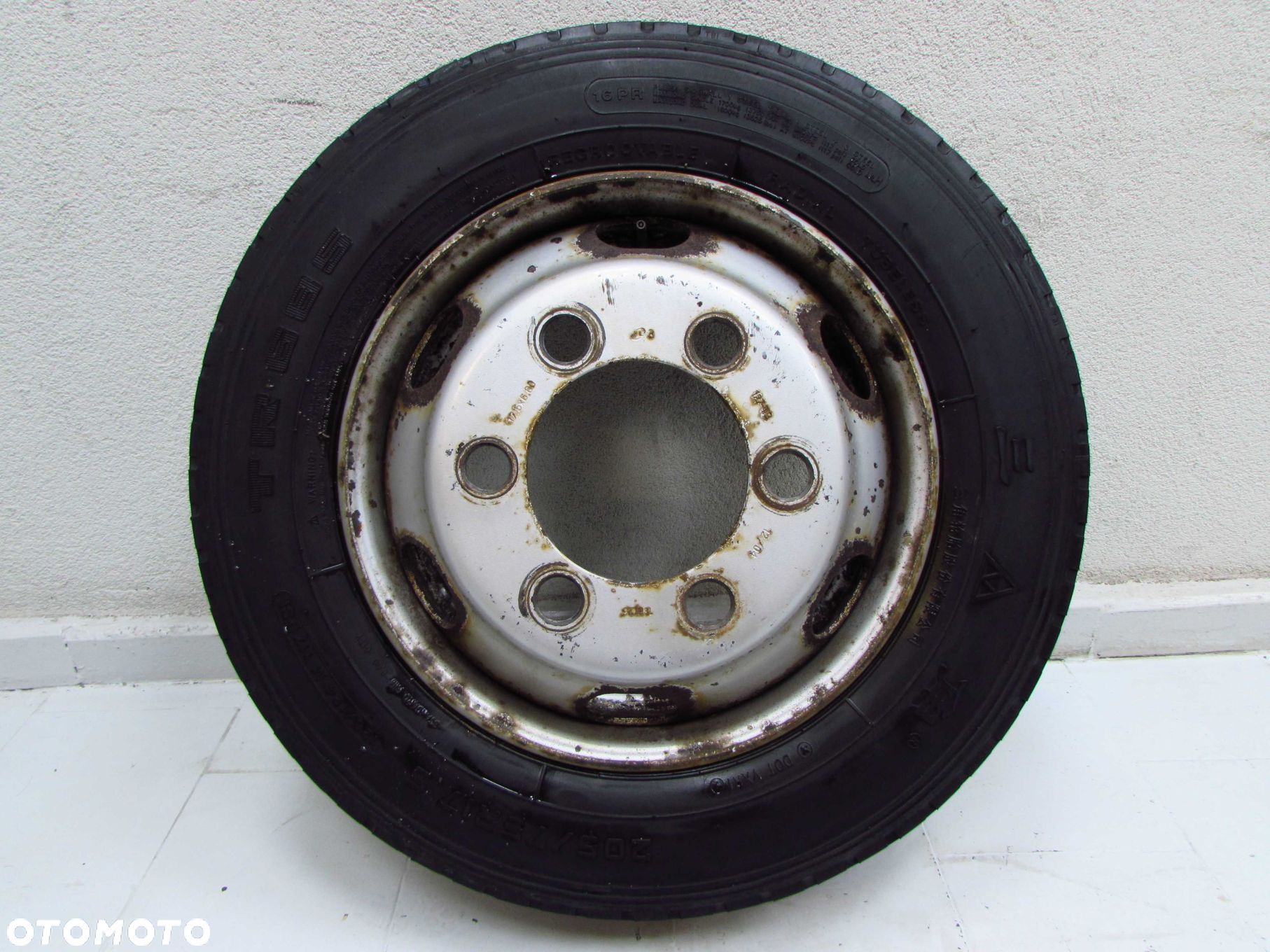 MITSUBISHI CANTER FUSO 7C 07-21 KOLO FELGA ZAPAS 6x220 17,5X6 205/75R17,5 - 1