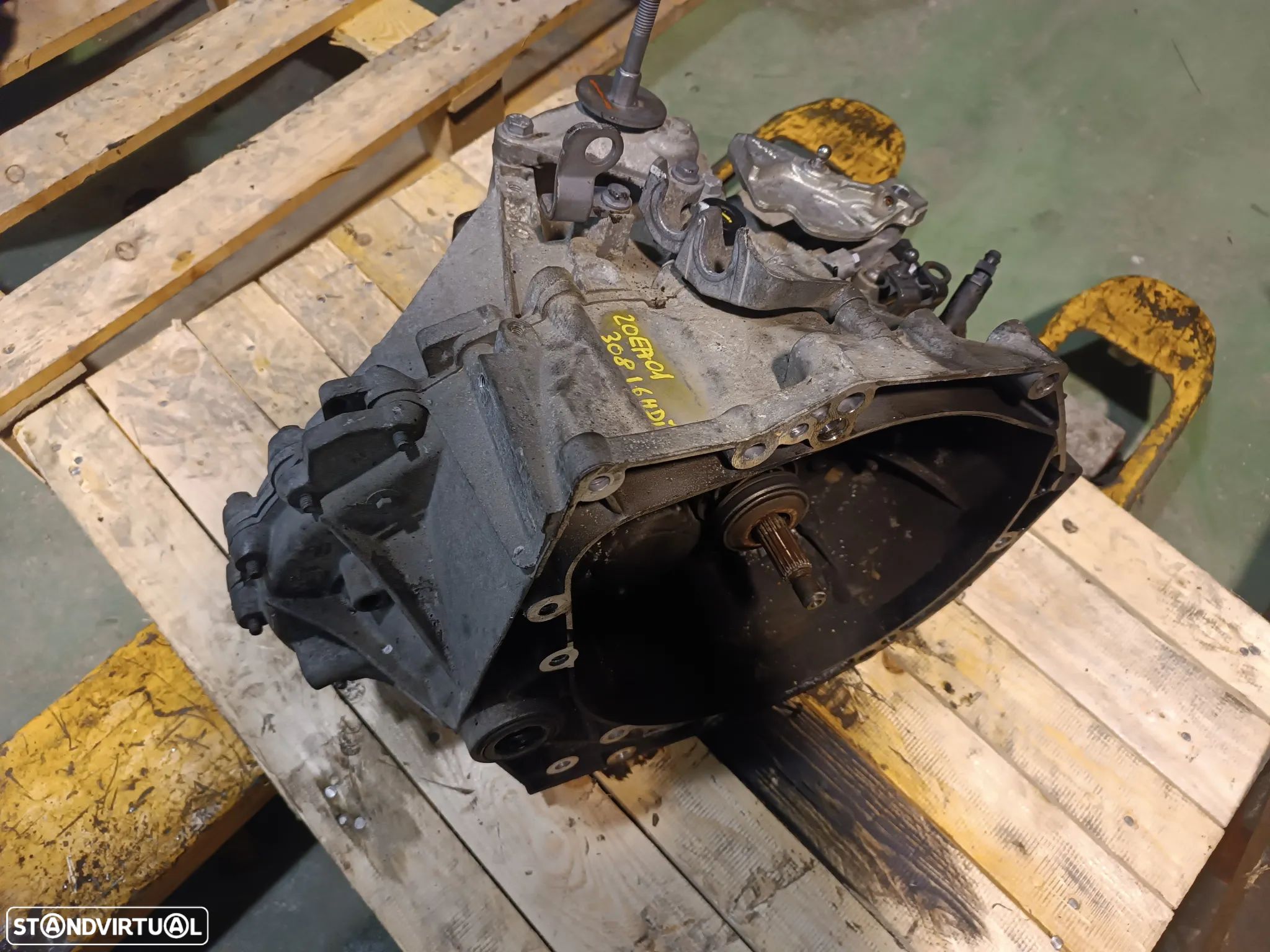 CAIXA DE 6 VELOCIDADES PEUGEOT 308 / CITROEN C4 1.6HDI 20EA01 - 1