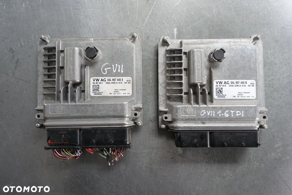 STEROWNIK KOMPUTER  SILNIKA GOLF VII 04L907445 E B 16 TDI - 1