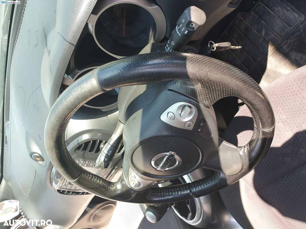 Volan Piele Perforata 3 Spite FARA Airbag cu Uzura Nissan Juke F15 NFL Non Facelift 2010 - 2014 [K6339] - 2