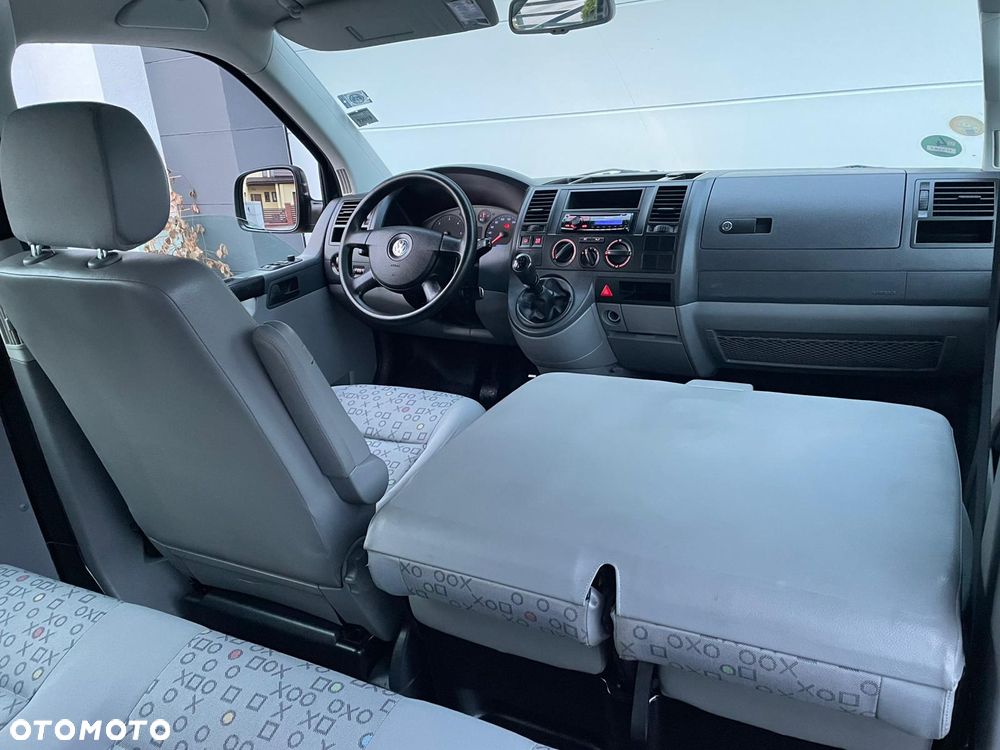 Volkswagen TRANSPORTER T5 1.9TDI Klima Elektryka Tempomat Brygadówka Dubel Kabina 6os Hak Opł - 24
