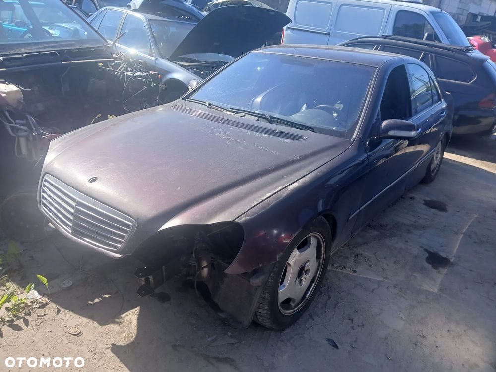 mercedes w220 s klasa 182 maska zderzak lampa grill błotnik drzwi zbiornik paliwa szyba - 1