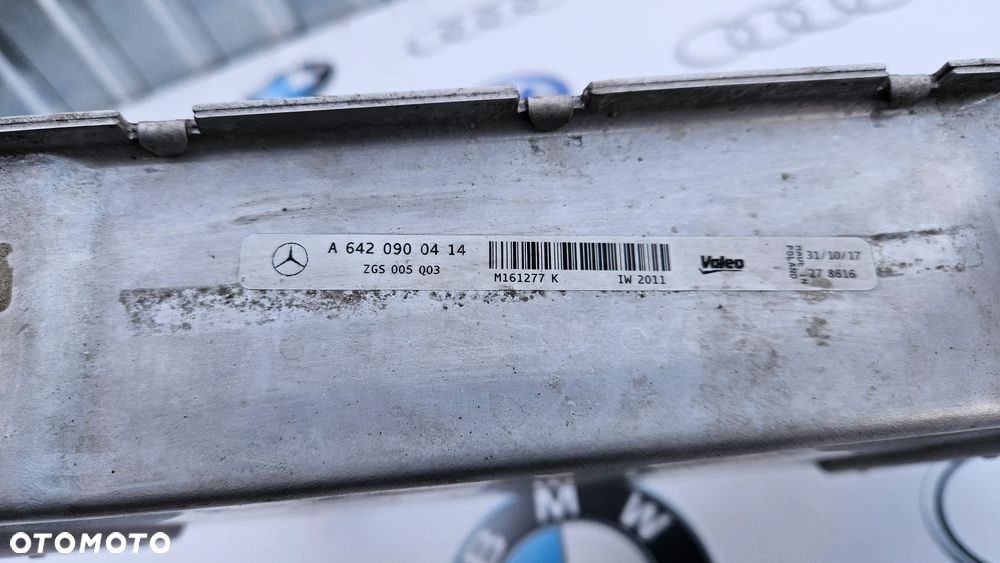Mercedes GLC X253 3.0 350d V6 24V 4-Matic 258 KM Chłodnica intercooler 6420900414 Przewód - 8