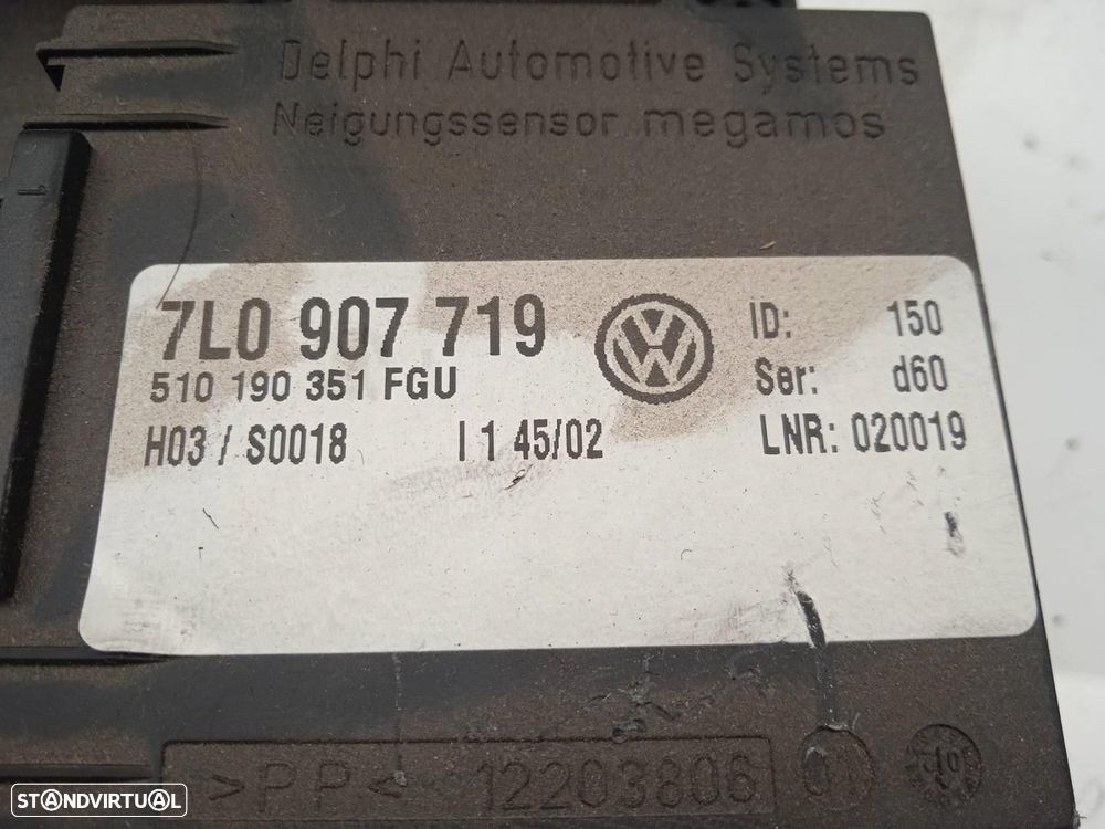 MODULO ELECTRONICO VOLKSWAGEN TOUAREG 2003 -7L0907719 - 3