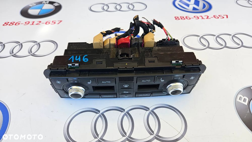 Audi A8 D3 LIFT 2005- Panel klimatyzacji Sterowanie nawiewem Panel klimy AC 4E0820043D - 1