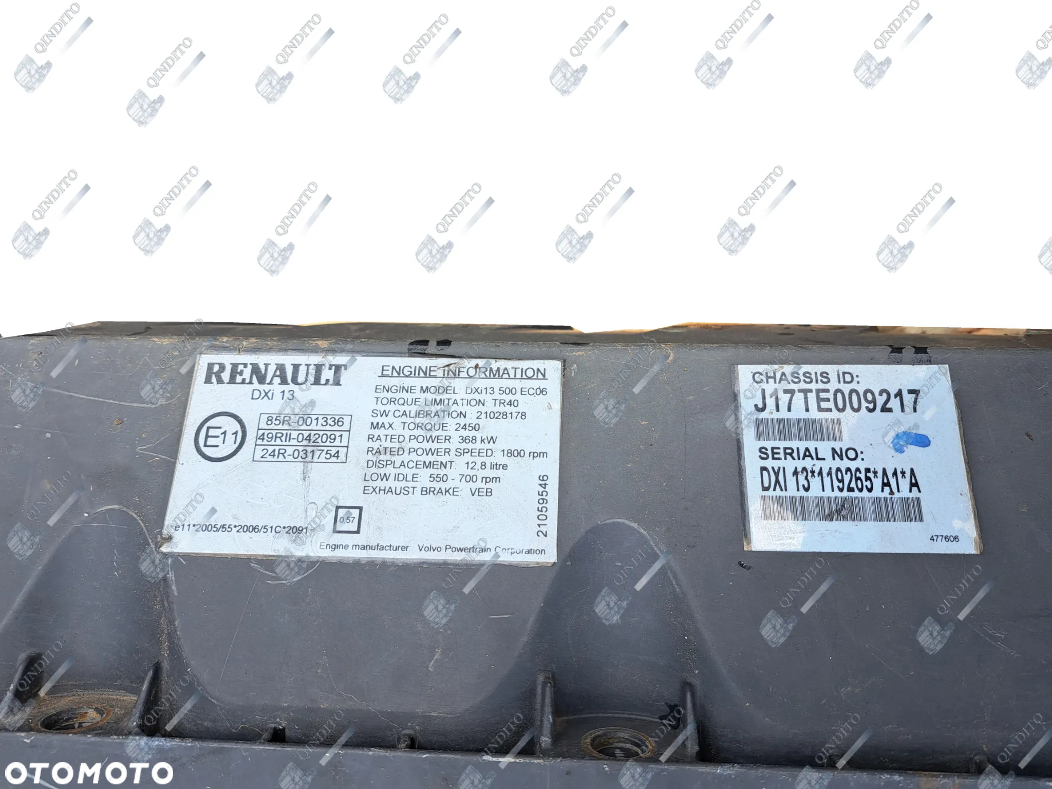 POKRYWA ZAWORÓW GŁOWICY RENAULT DXI 13 20515103 - 5