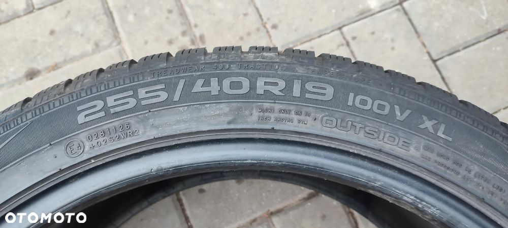 OPONY ZIMOWE 255/40R19 100V XL NOKIAN WRA4 (1417) 7mm ZIMA KOMPLET 4 SZTUKI - 6