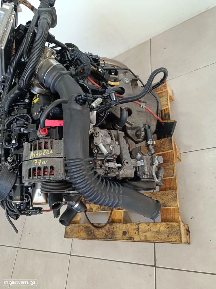 Motor n47 BMW 520D 177cv E60 168 mil km 2009 N47D20A - 5