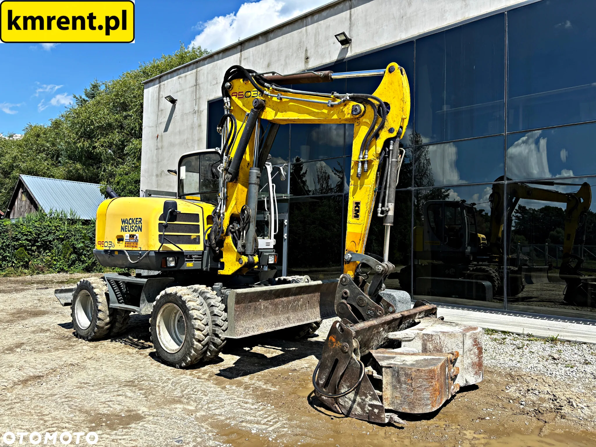 Wacker Neuson 9503-2 KOPARKA KOŁOWA 2013R. | KOMATSU PW 98 110 LIEBHERR 309 310 - 4