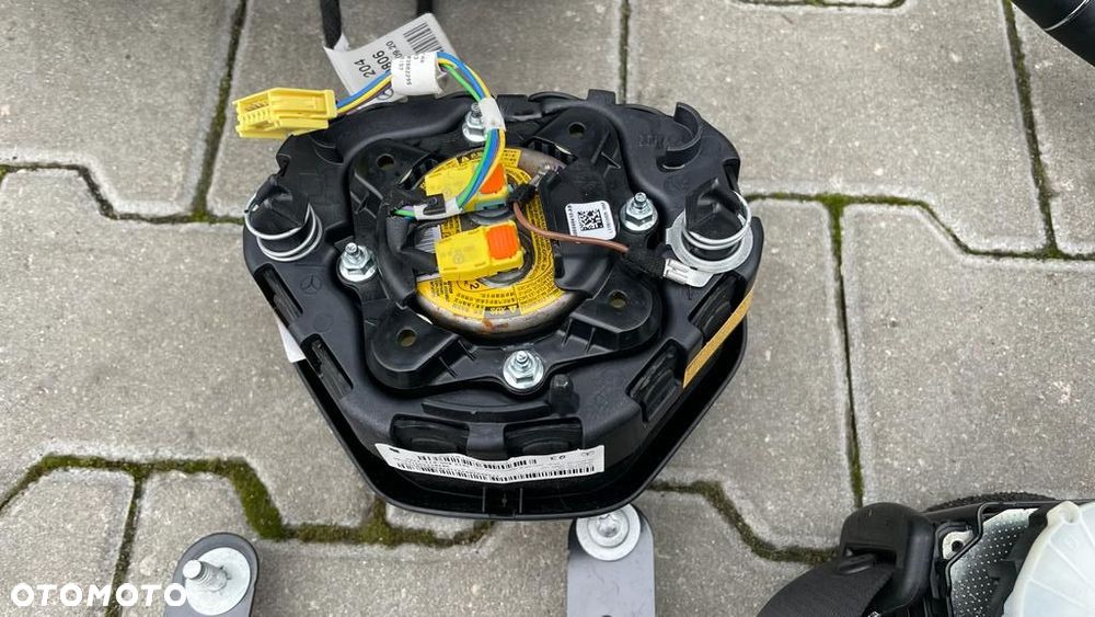 MERCEDES C W204 LIFT DESKA KONSOLA PODUSZKI PASY ANGLIK - 6