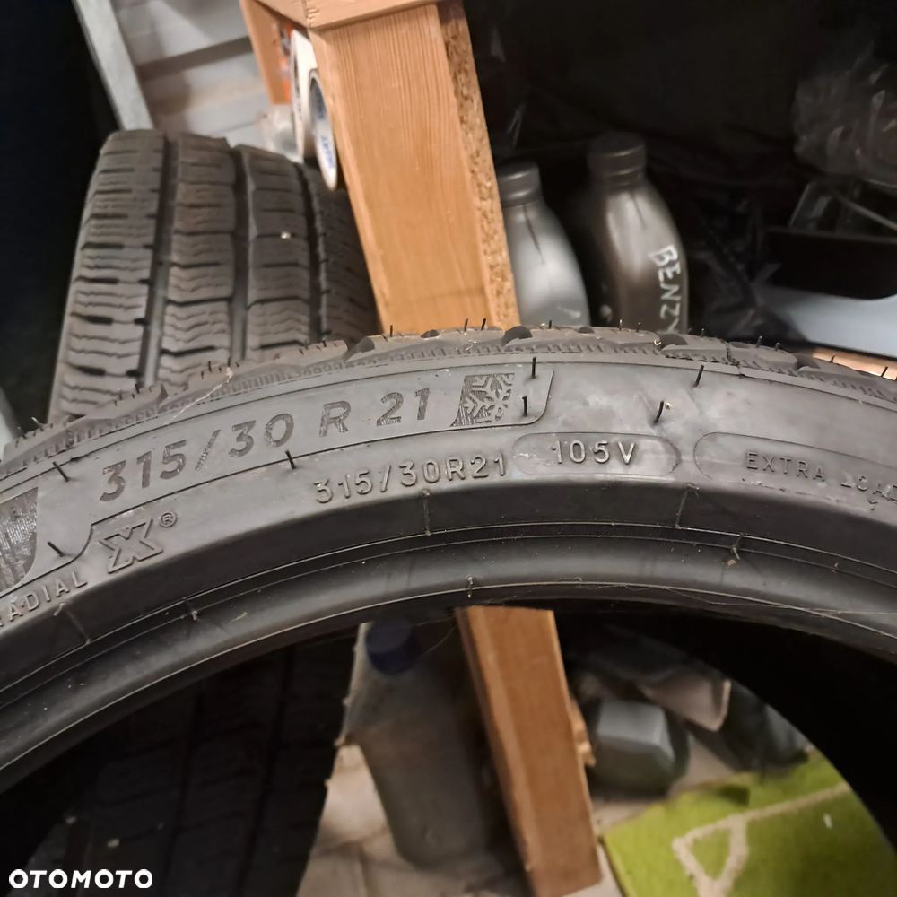 Opony zimowe 315/30/21 315/30R21 michelin pilot alpin 5 2szt 2x6,5mm ładne - 5