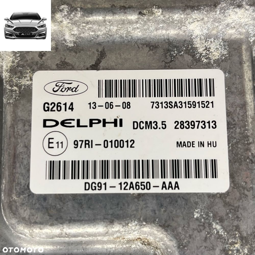 STEROWNIK SILNIKA 2.0 TDCI EURO 5 FORD MONDEO MK4 DG91-12A650-AAA - 2