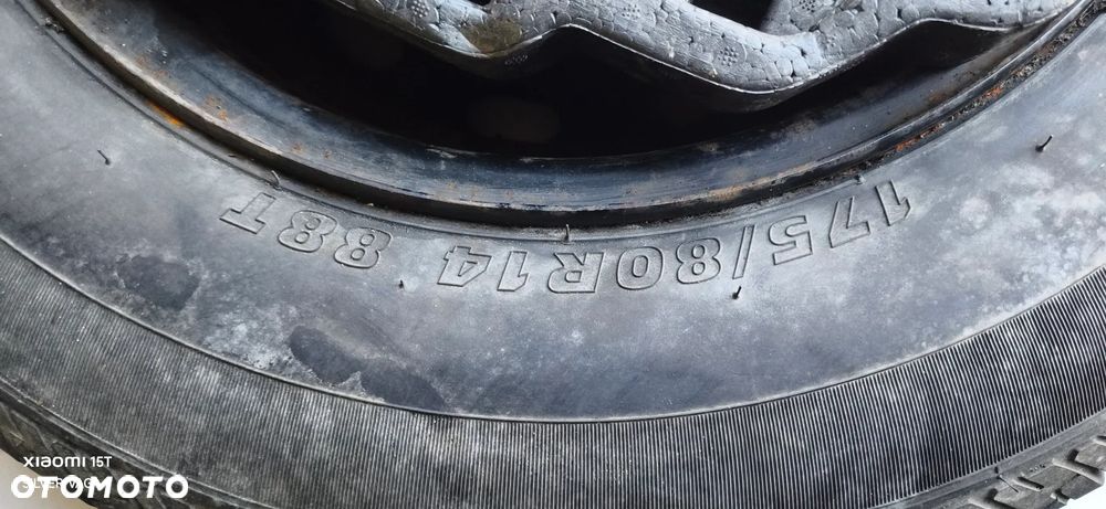 Koło zapasowe dojazdowe dojazdowa VW golf bora 5x100  4 zestaw lewarek klucz 175 80r14 golf IV - 3