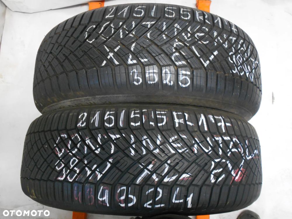 OPONY  215/55R17 CONTINENTAL ALLSEASON CONTACT 2 EV XL DOT 3525 /  4324 7.4MM - 1