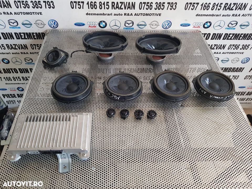 Kit Sistem Audio Boxe Statie Amplificator Complet Sony Ford Mondeo Mk5 Fusion An 2014-2021 - 1