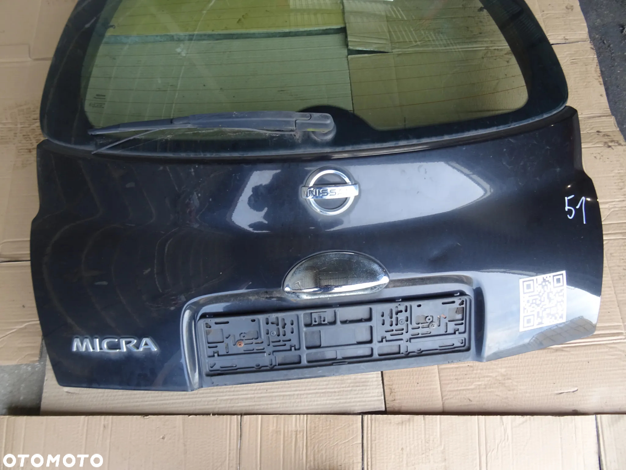 Klapa Bagażnika Nissan Micra K12 Z11G (Goła) - 11