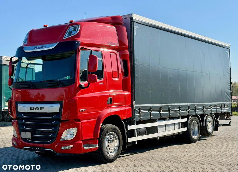 DAF CF 430 / FIRANKA / WINDA / E6 / 6x2 / AUTOMAT / NOWE TACHO / 3 OŚ PODNOSZONA / SKRĘTNA / 19 EUROPALET / SYPIALKA / 2018 ROK - 2