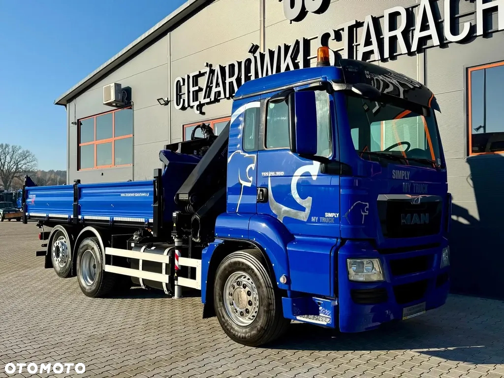 MAN MAN TGS TGX TGM TGL 26.360 Wywrotka 3S + HDS HMF 12,6 m // 4 x wysuw // 6x4 , 6x2 , kiper , wywrot kran dzwig żuraw crane Stan Perfekcyjny ! - 6