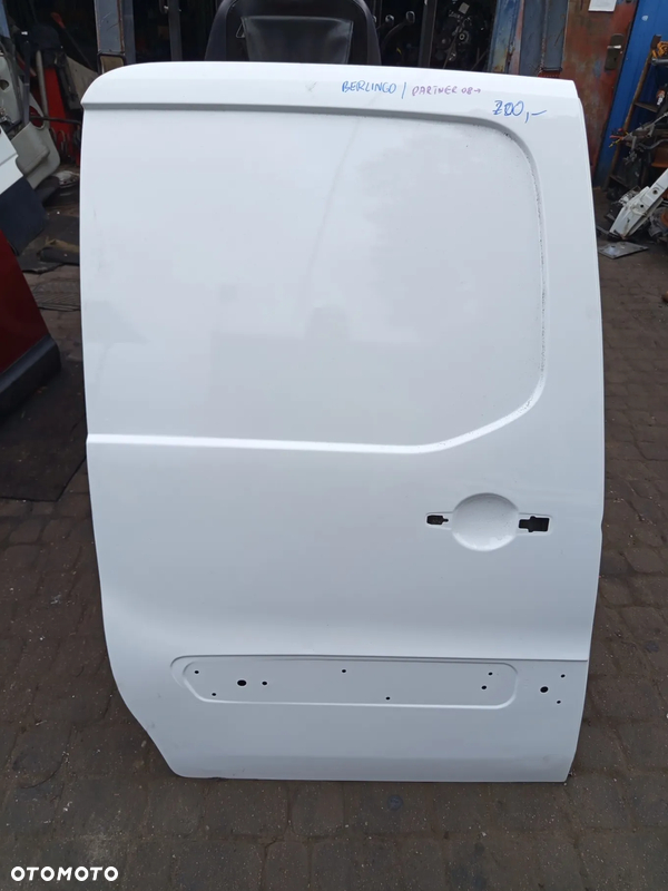 CITROEN BERLINGO PEUGEOT PARTNER 08- DRZWI PRAWE PRZESUWNE