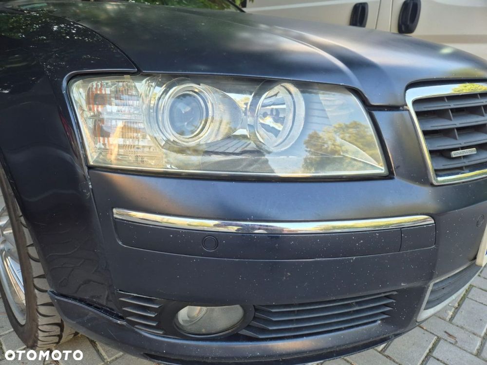 Przód Audi A8 D3 3.0 V6 TDI 02-08r. lz5d maska zderzak reflektory pas przedni z chłodnicami błotniki - 5