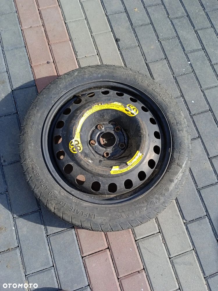 Audi A4 B7 Koło Zapasowe R17 4J Opona Goodyear 125/80 8E0601027C - 1