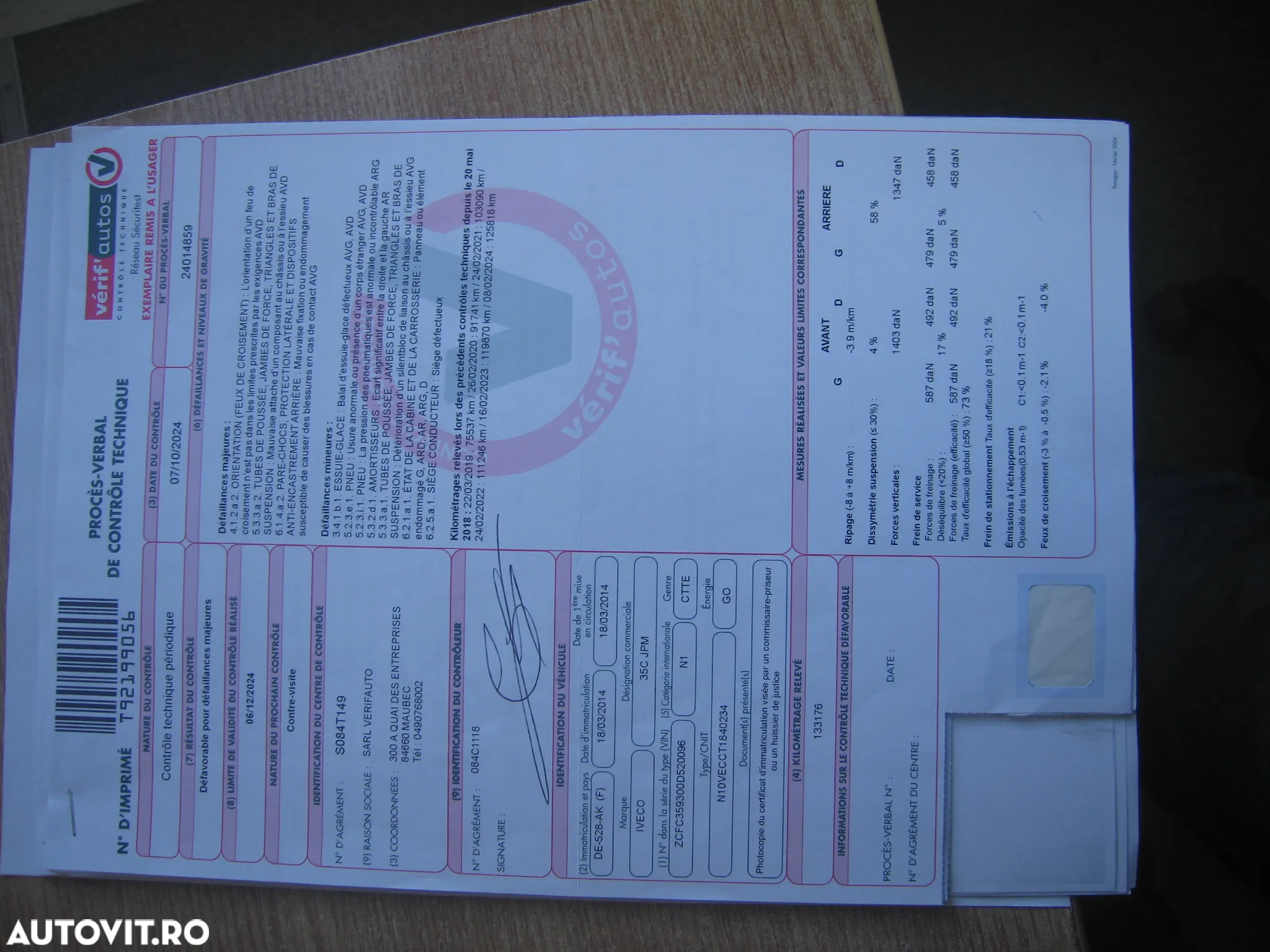 Iveco DAILY 35 C 13 , 3 LOC. BASCULABILA 3  PARTI , CLIMA . - 15