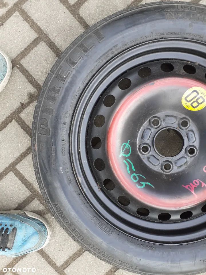 # DOJAZDÓWKA KOŁO DOJAZDOWE ZAPAS ZAPASÓWKA FORD 5X108 - 2